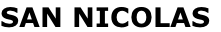SAN NICOLAS